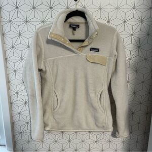 Patagonia Retool Fleece Pullover White